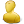 Regular User Anonymous Yellow Icon 24x24 png